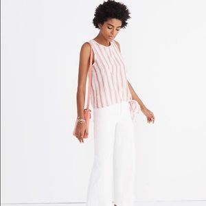 Madewell Side Tie Tank in Marcia Stripe